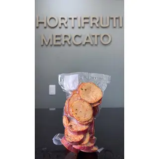 BATATA DOCE TEMPERADA RODELA 400GR