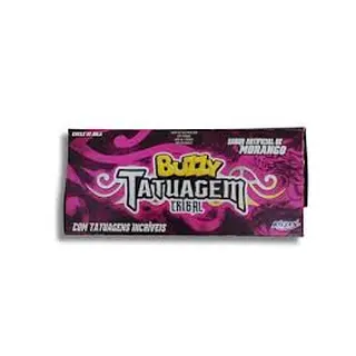 CHICLETE BUZZY MORANGO TATOO