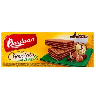 BISC WAFER BAUDUCCO 140G CHOC/AVELA