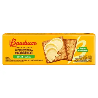BISCOITO BAUDUCCO CREAM CRACKER FERMENTAÇÃO NATURA