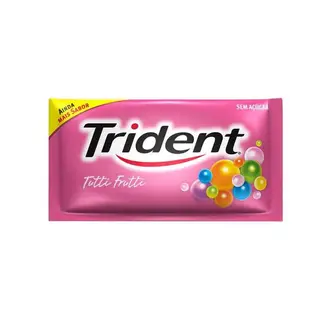 CHICLE TRIDENT 8G TUTTI FRUTTI