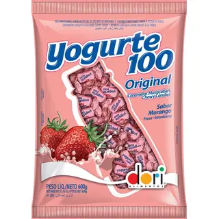 BALA MAST DORI YOGURT 600G MORANGO