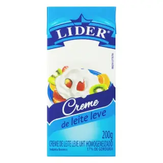 CREME DE LEITE LIDER 200GR