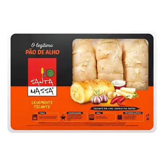 PAO DE ALHO LEVEMENTE PICANTE SANTA MASSA