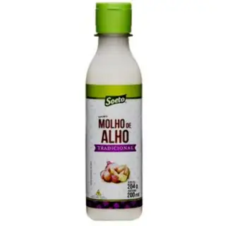 MOLHO DE ALHO TRADICIONAL SOETO 200ML