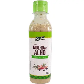 MOLHO DE ALHO ERVAS FINAS