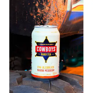CHA ALCOOLICO SABOR PESSEGO COWBOYS 350ML